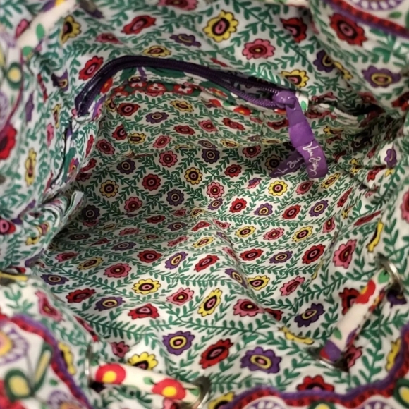 🌞 Vera Bradley Viva La Vera Quick Draw Bucket Style Retired Style Purse - Picture 13 of 14